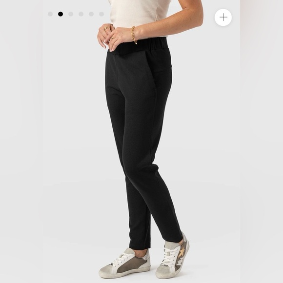 Saint + Sophia black Finsbury pant, size 8, worn once. - Picture 2 of 7